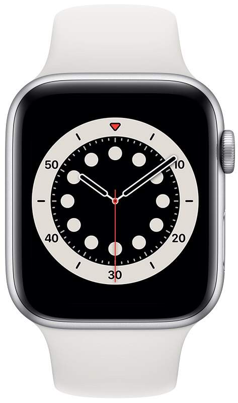 Apple Watch Series 6 44mm Silver Aluminium & Ceramic Case GPS itya sk-2